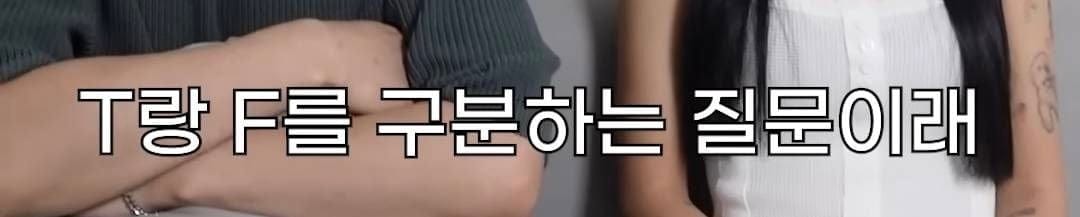 확실하게 T랑 F가 구분된다는 아이패드 질문