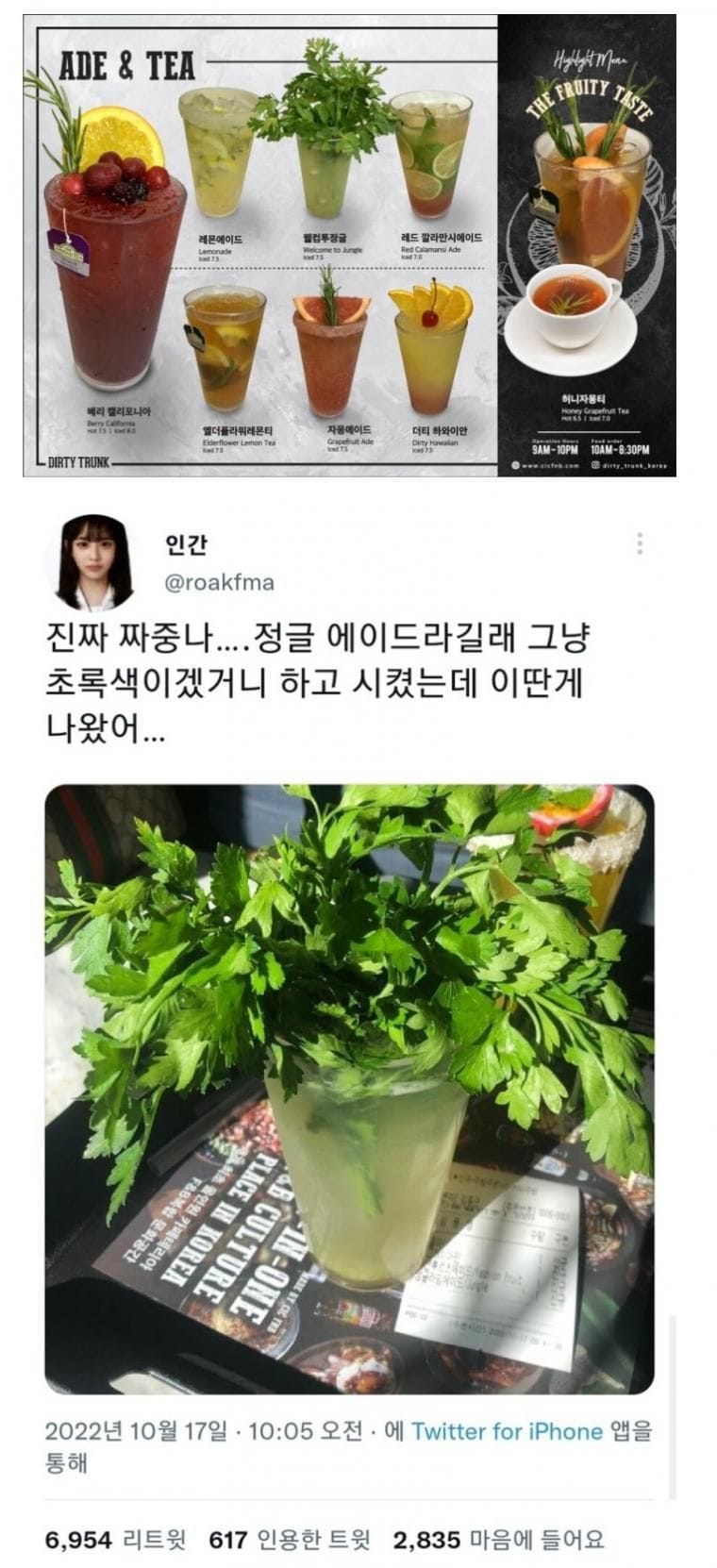 너무 정직한 예시 사진