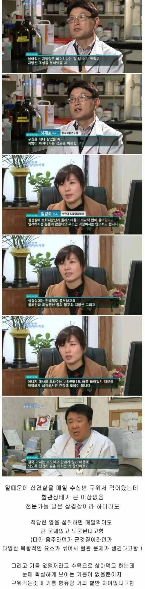 20년간 매일 삼겹살 먹은 아재