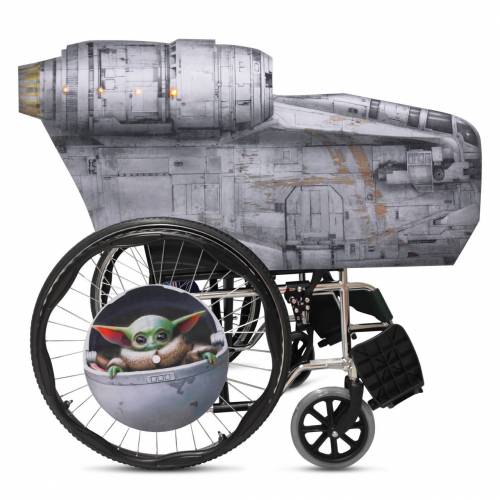 휠체어 타는 아이들을 위한 디즈니 휠체어 장식품