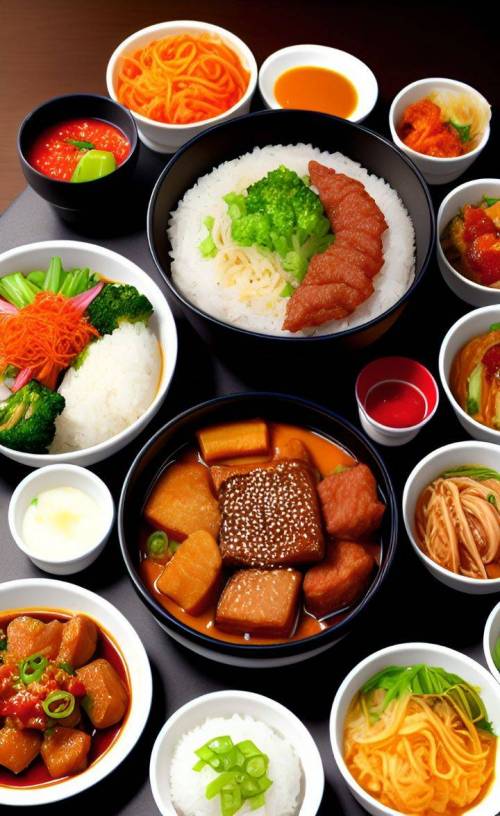 AI가 그린 한국음식