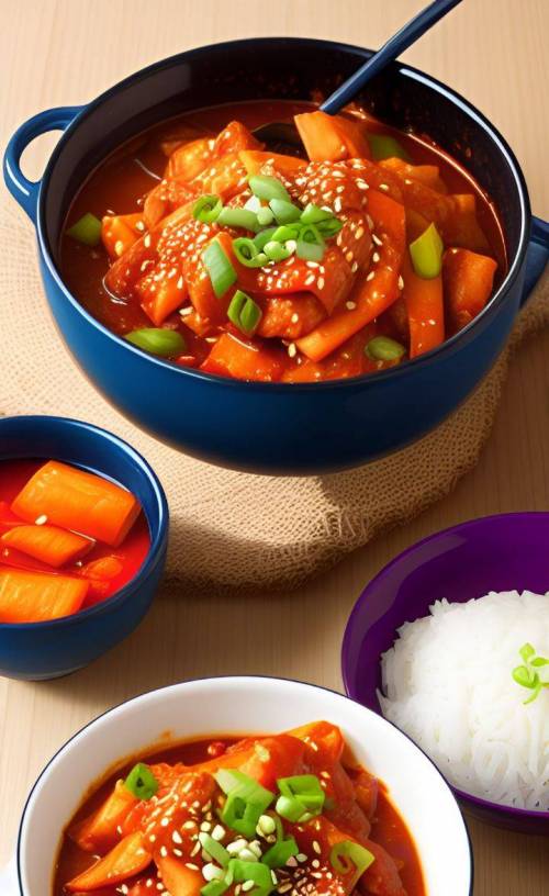 AI가 그린 한국음식