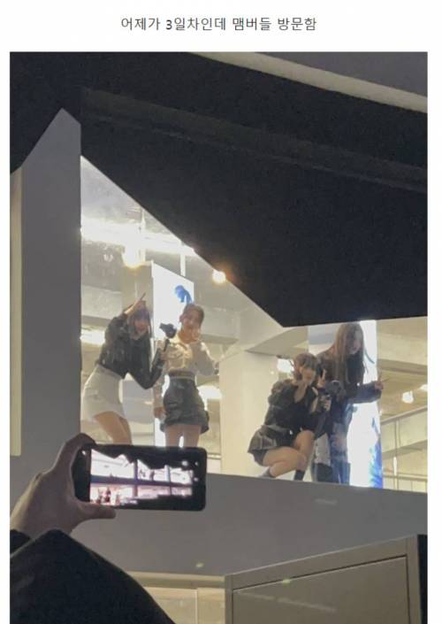 [스압] 사람 몰려서 난리난 르세라핌 팝업스토어