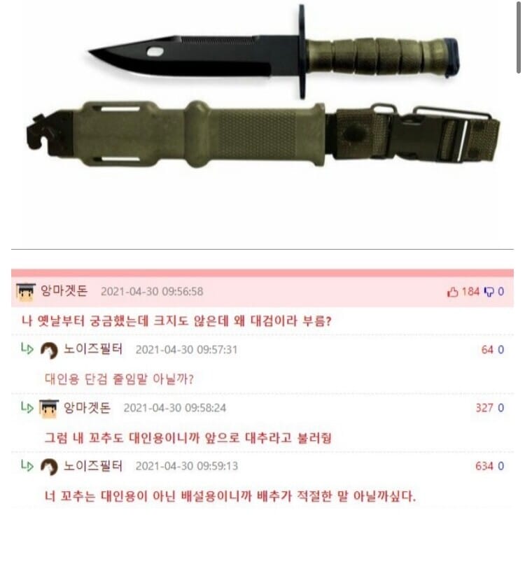 군대 대검은 왜 대검임?.jpg