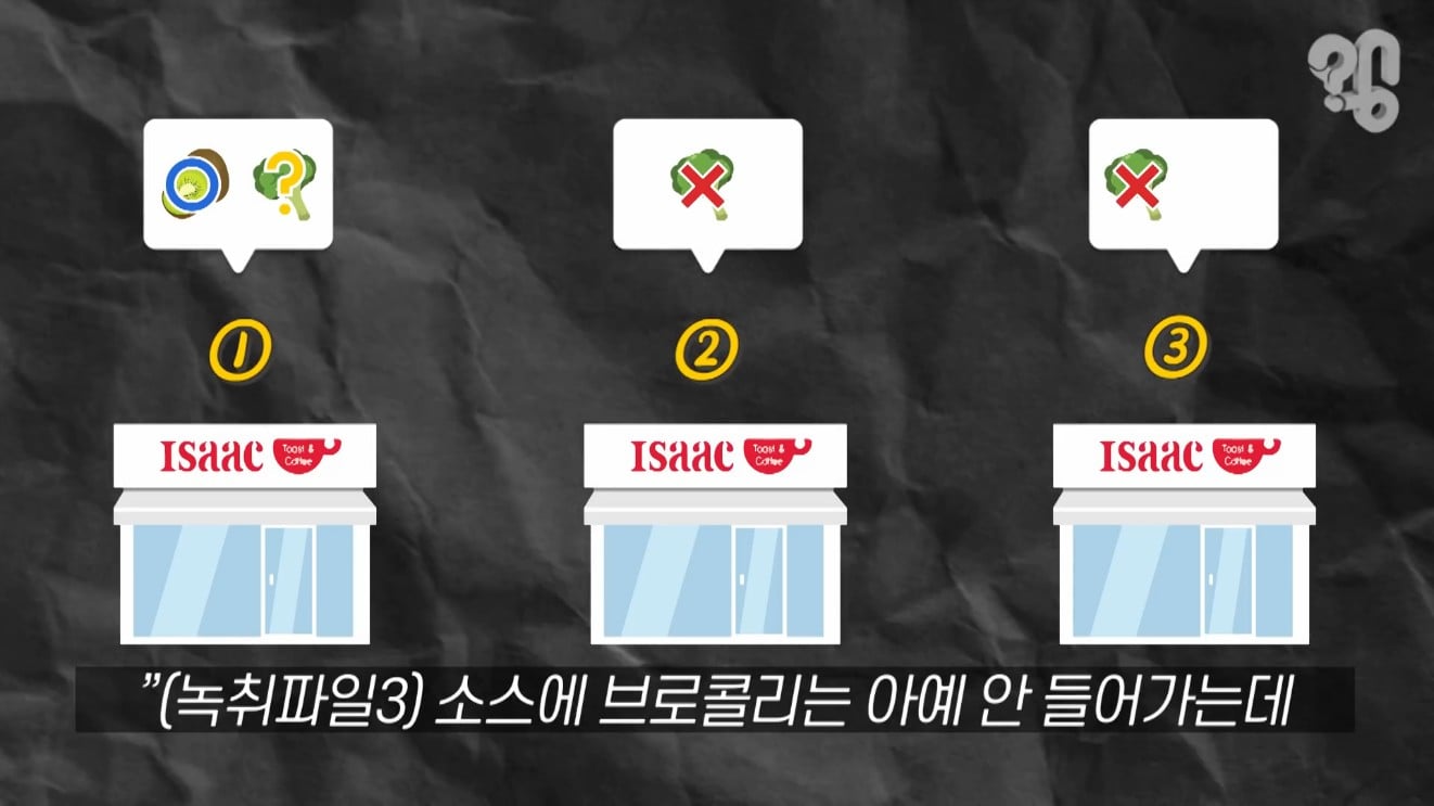 이삭토스트 소스의 비밀 (사실은 브로콜리 소스다??)