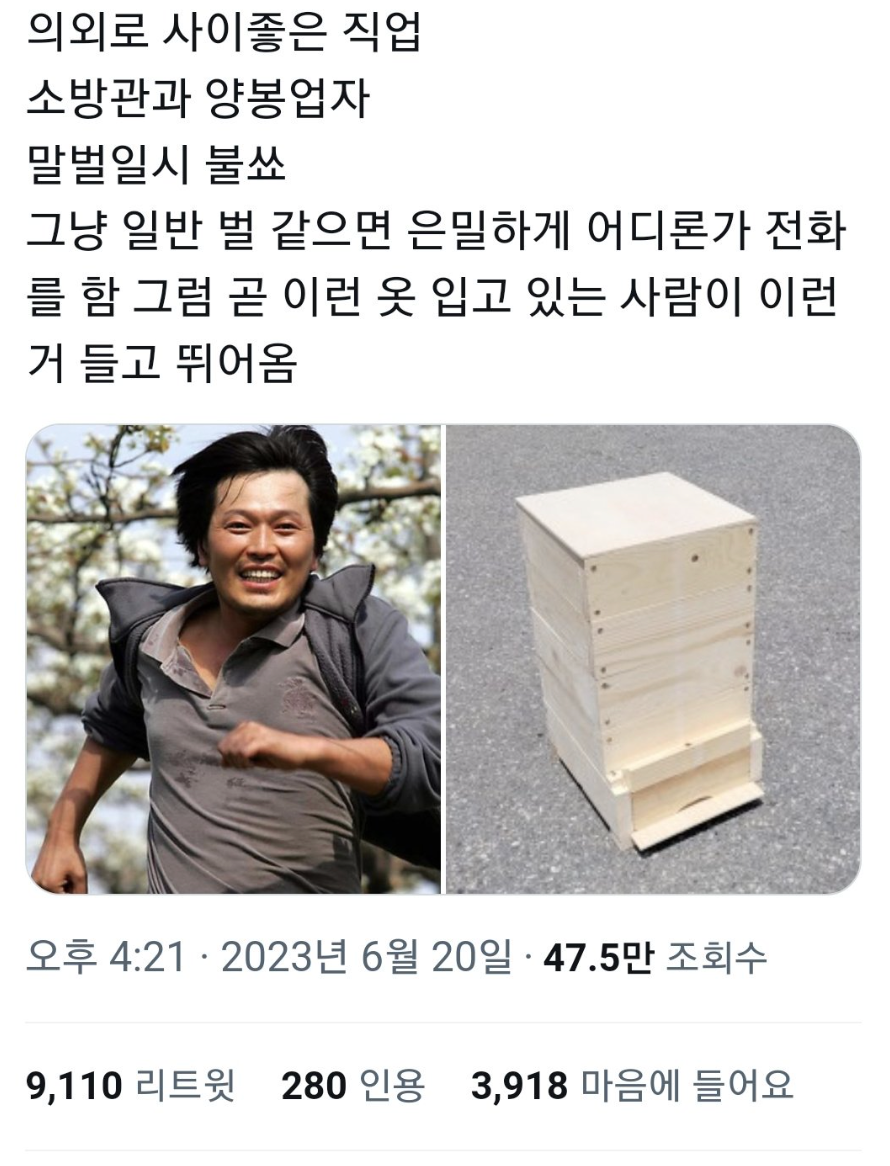 의외로 사이 좋은 직업