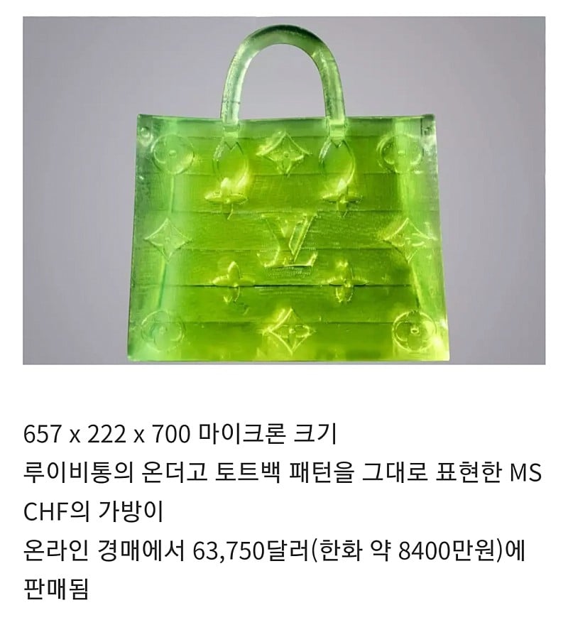 8천만원짜리 가방