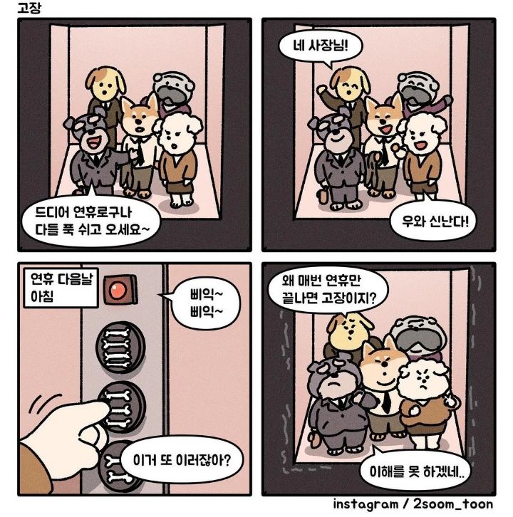 왜 5층 건물에 엘베도 없냐?! 뭐가 이렇게 많아!!