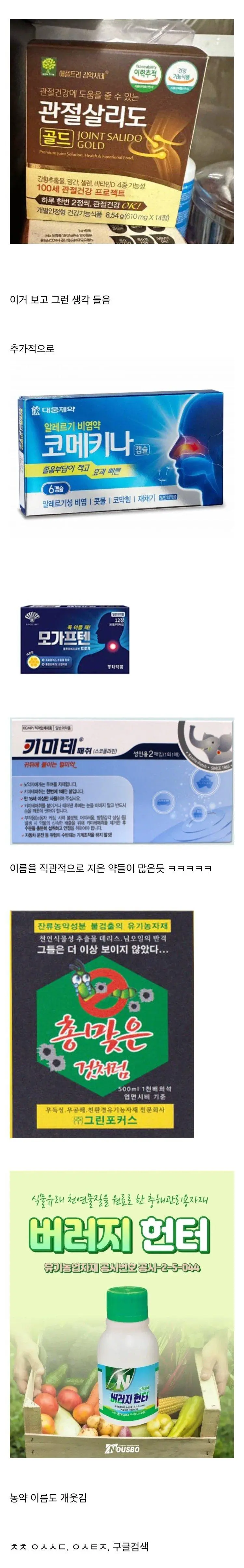 국내 약이름은 어떻게 짓는가