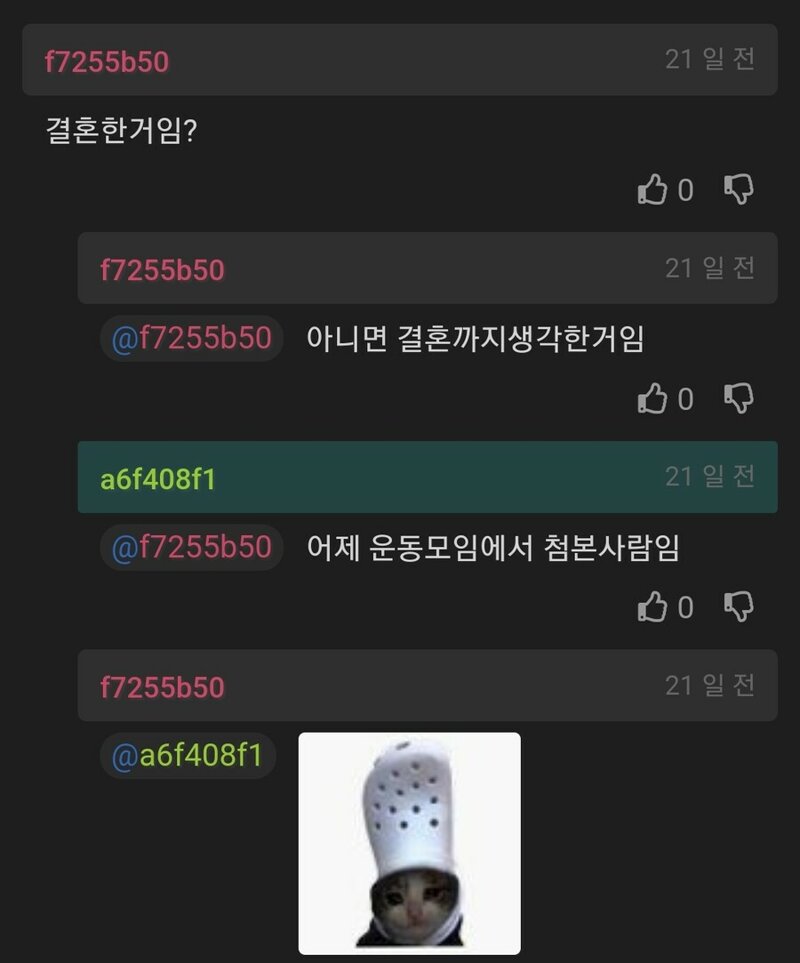 삶은 계란때문에 이혼까지 생각함