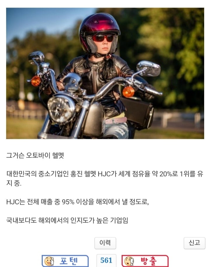 의외로 우리나라가 점유율 1위인 분야