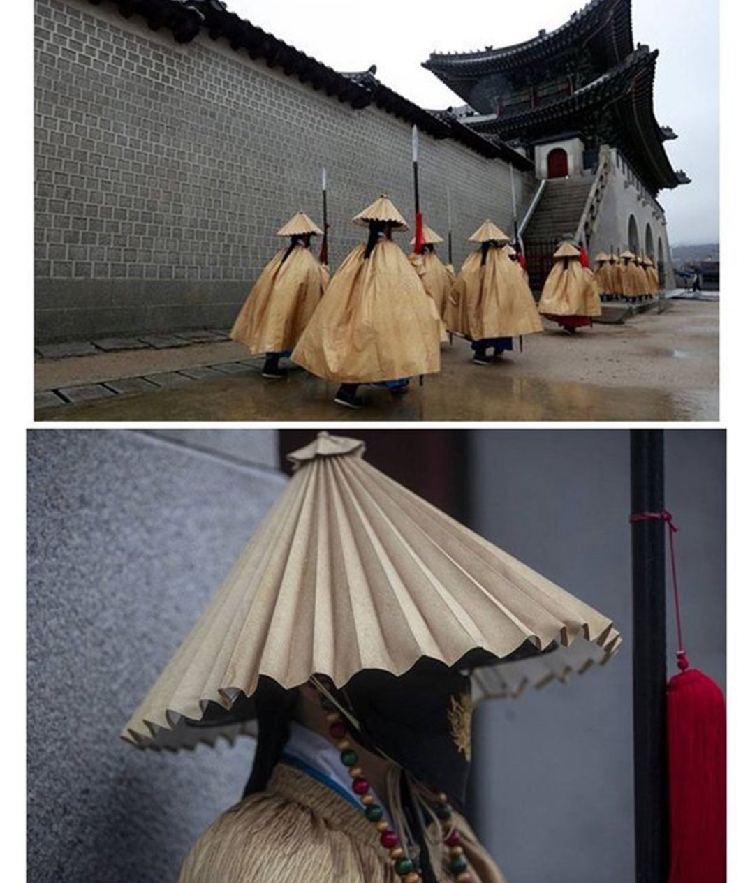 경복궁 수문장들 마스크와 비옷.jpg