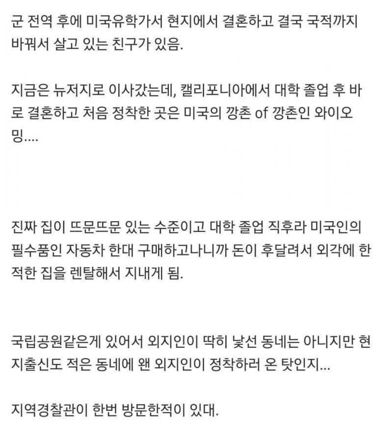 총을 사라고 권하는 미국 경찰