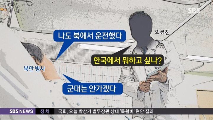 탈북한 북한군 병사가 원하는 것