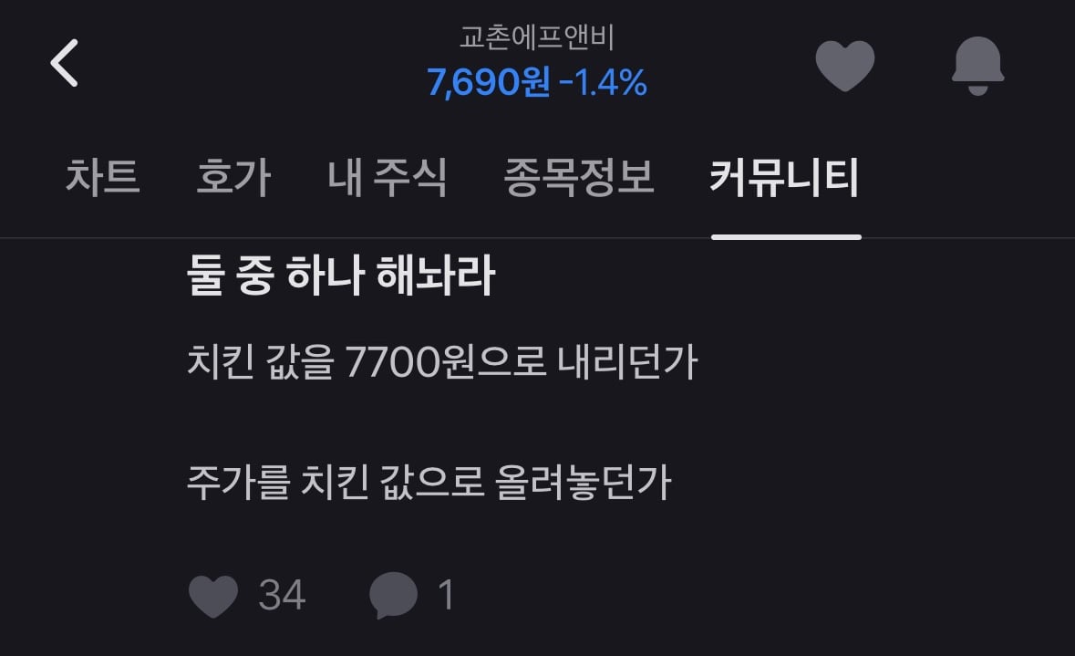 유쾌한 교촌치킨 주주 커뮤니티.jpg