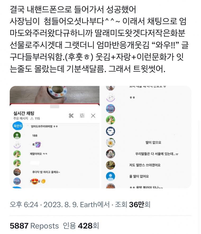 어머니들의 고인물 경매장