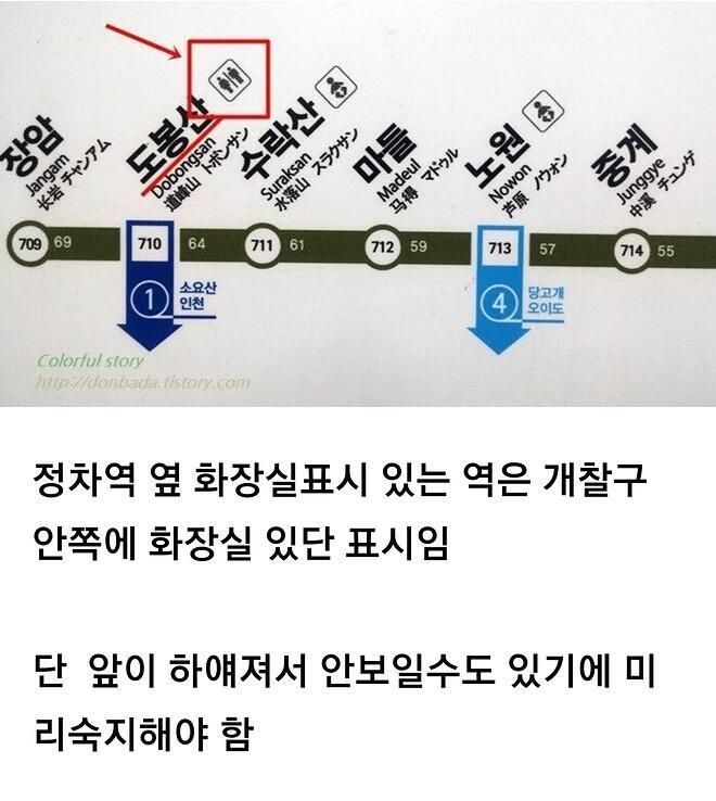 지하철 급똥시 꿀팁