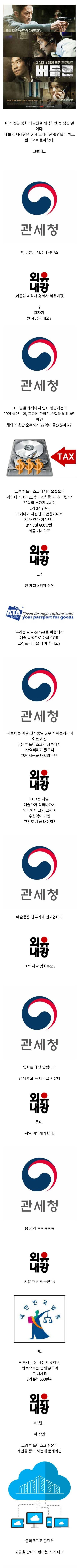 한국 영화업계가 해외 촬영분을 하드디스크에 담지 않게 된 계기