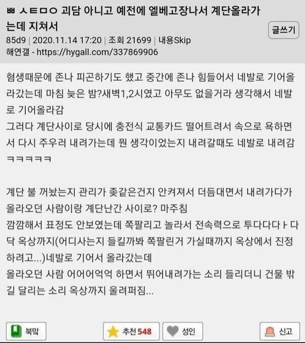 두고두고 회자되는 도시괴담