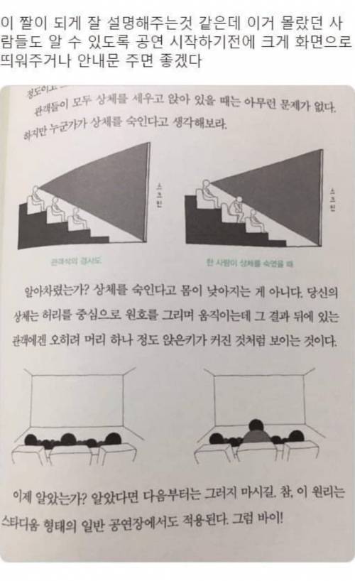 극장에서 하면 민폐인 행동