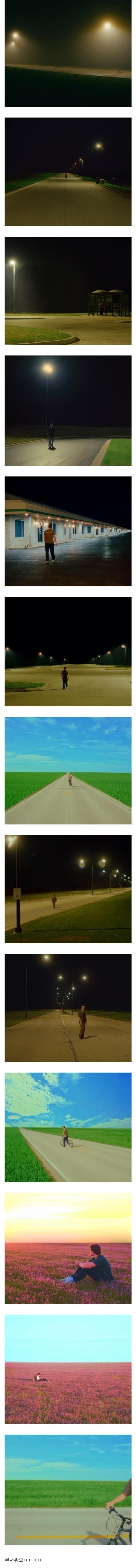 미국사람이 올린 동네 풍경.