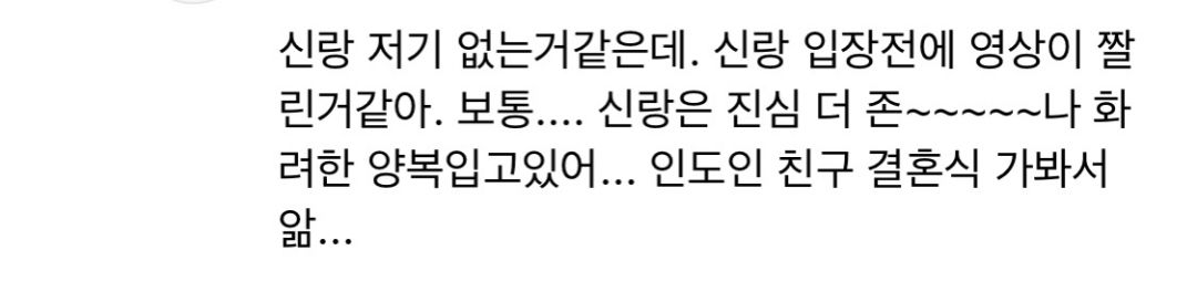 인도 결혼식 신랑 입장