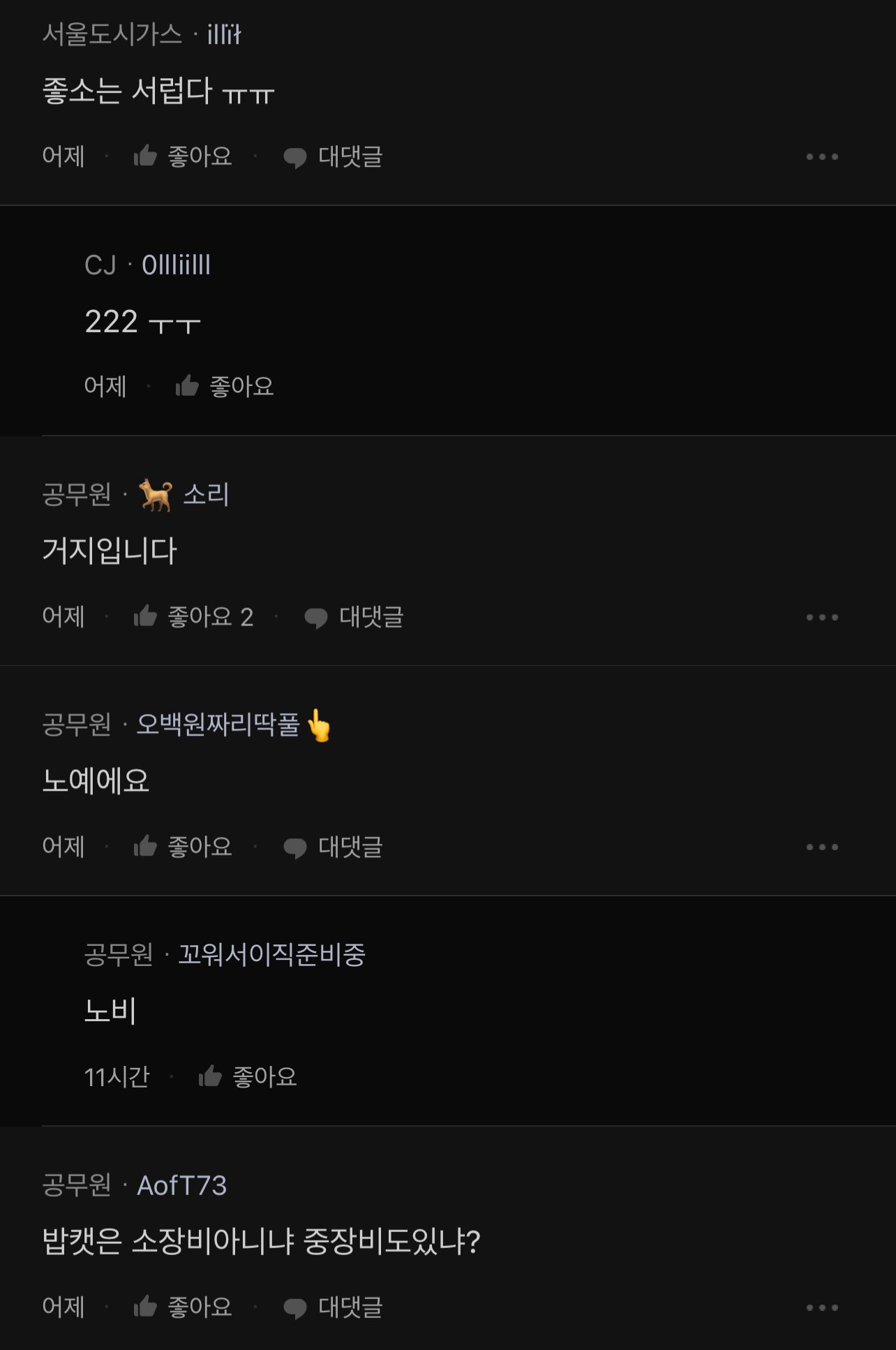 대기업 다니면 직업 뭐라고 말함?