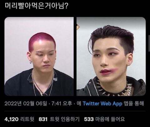 여초식 연예인 짤드립