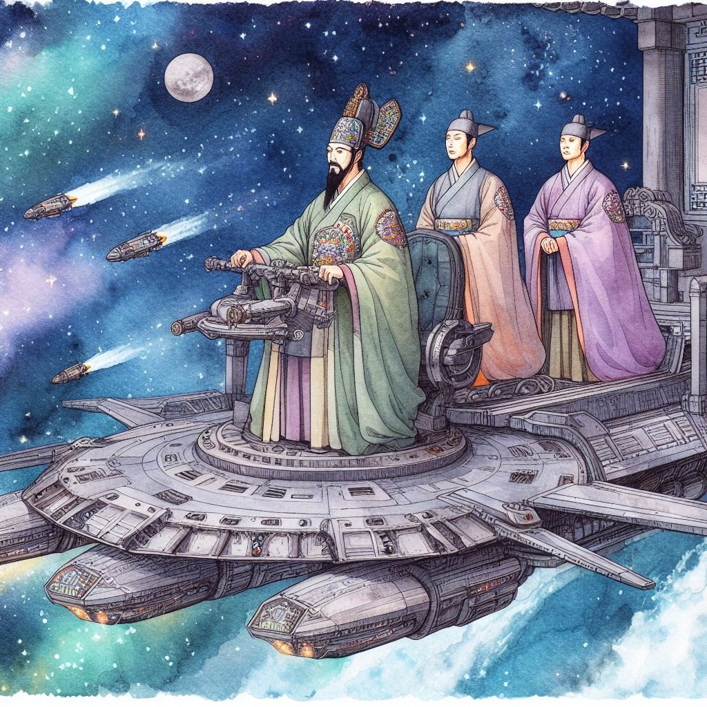 Bing AI로 만든 조선시대 우주 진출 역사.jpg