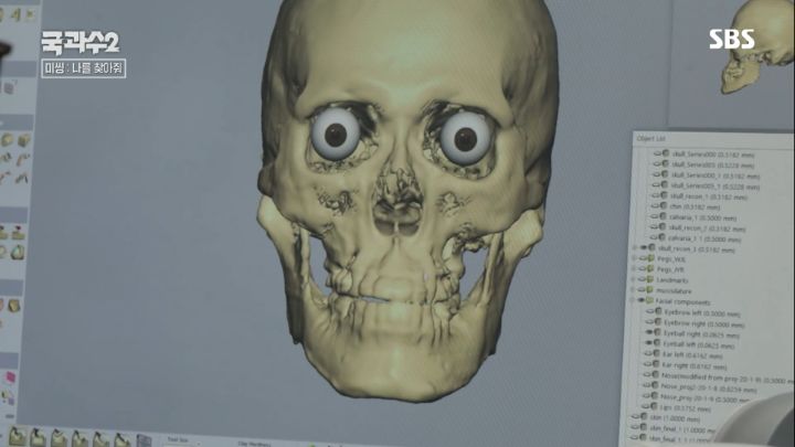 얼굴뼈만 가지고 얼굴을 복원할수있을까?