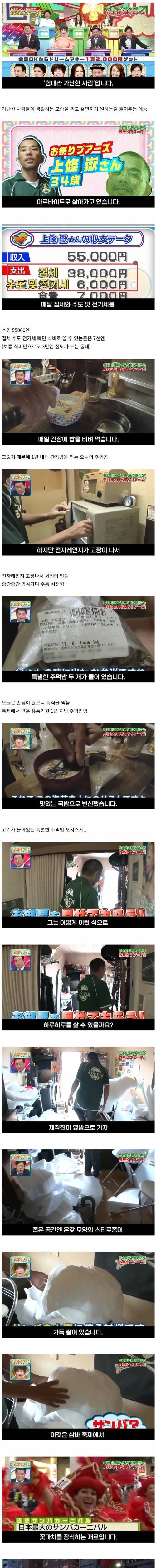 가난한 사람들이 나오는 일본예능.jpg