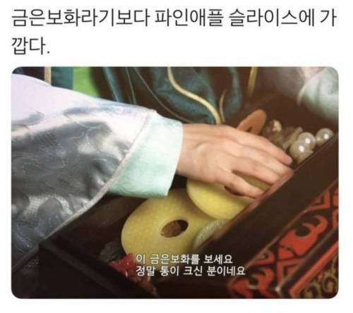 금은보화보다 파인애플 슬라이스에 가깝다.jpg