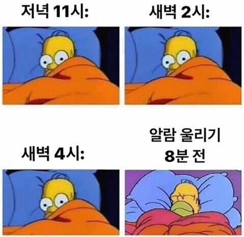 꿀잠자기 가장 좋은 시간