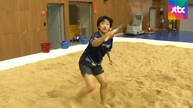 안세영이 했다는 체력훈련.gif