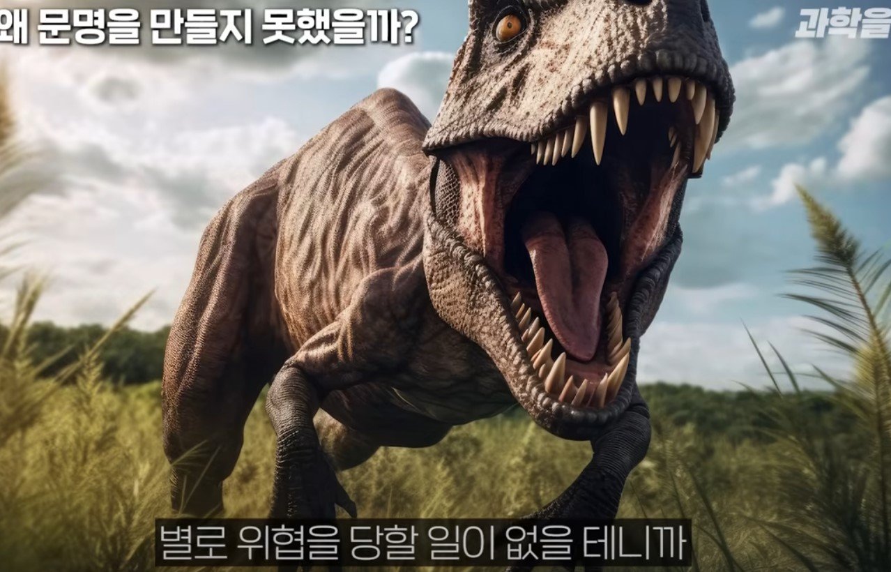 공룡은 왜 문명을 안 만들었을까?