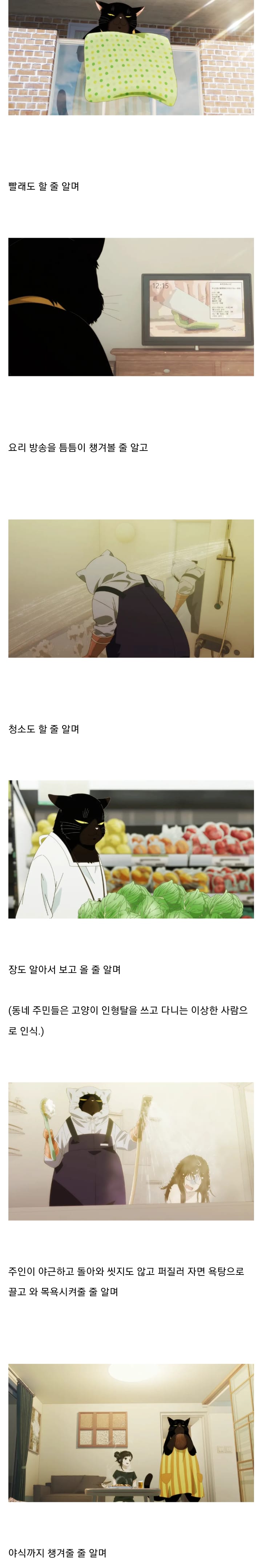 일본 애니에 나온 캣맘 ㄷㄷ