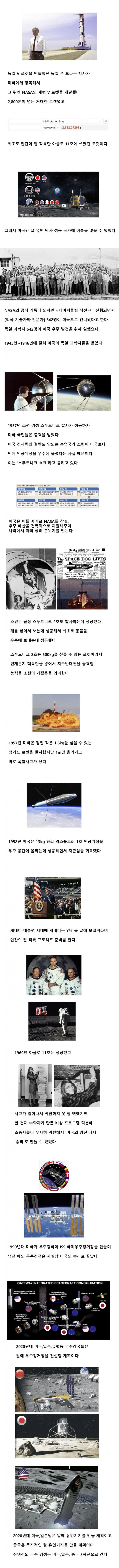 미국이 NASA 만든 이유