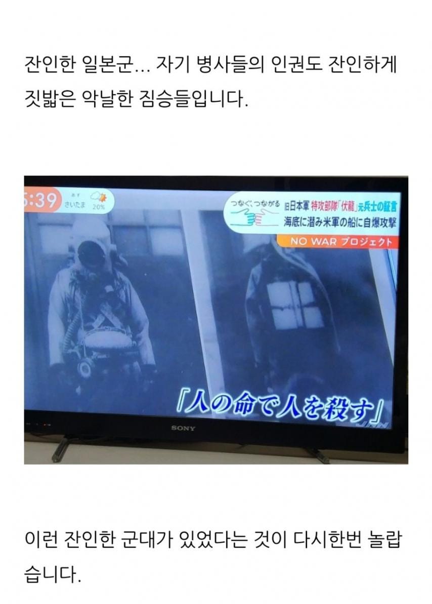 일본의 자살 잠수부대 후쿠류