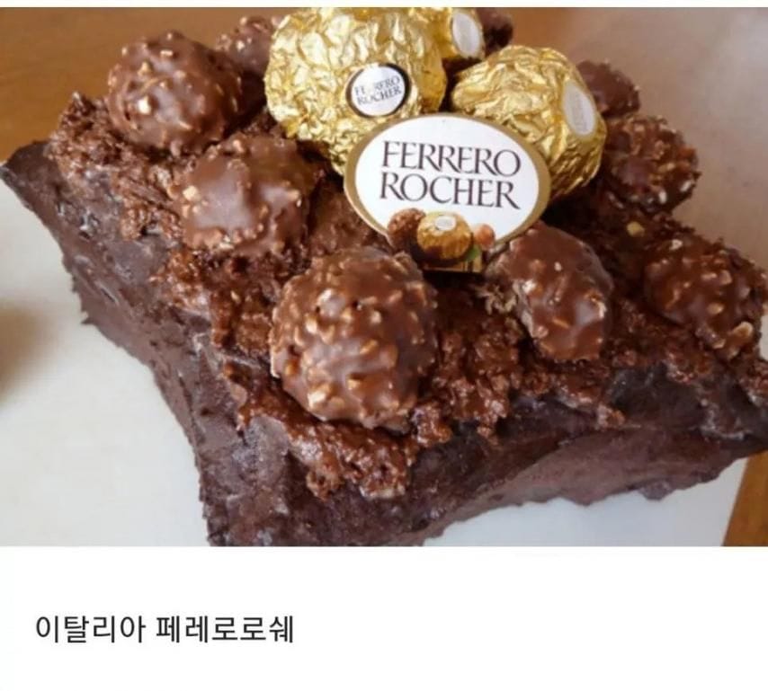 각 나라별 대표 초콜릿