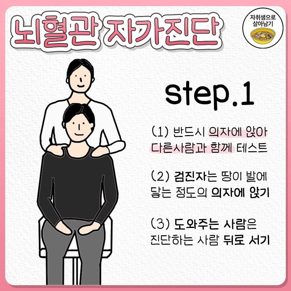 2030도 한번쯤은 해볼만한 뇌혈관 상태 자가진단...jpg