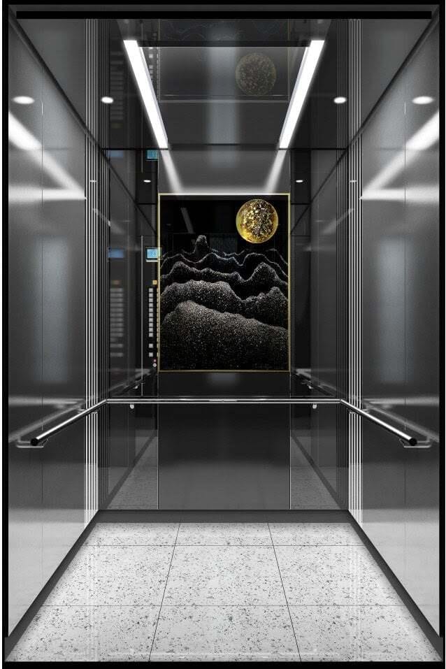 한국 장인이 만든 나전칠기 엘리베이터