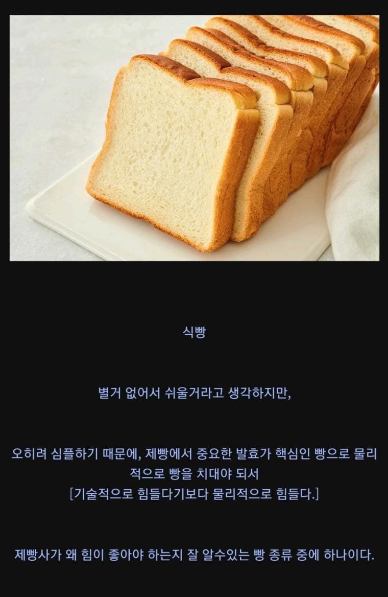 제빵사들이 의외로 만들기 힘든 빵 중 하나류 甲