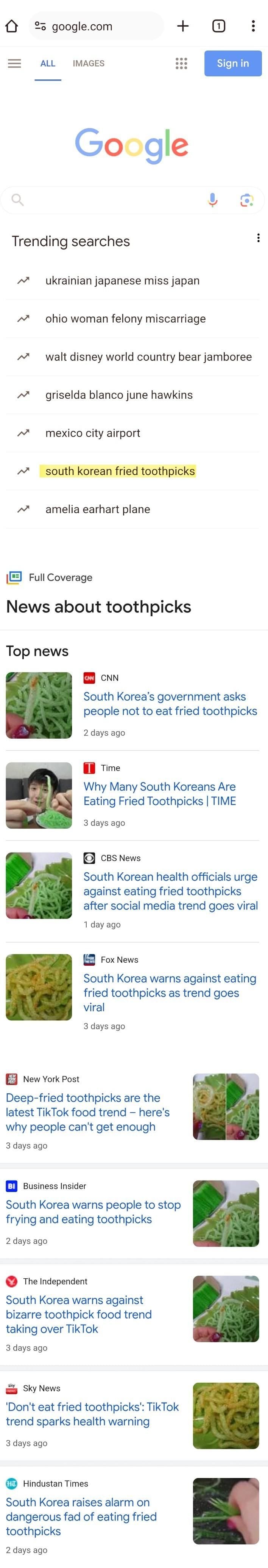 현재 미국 구글 실검 근황