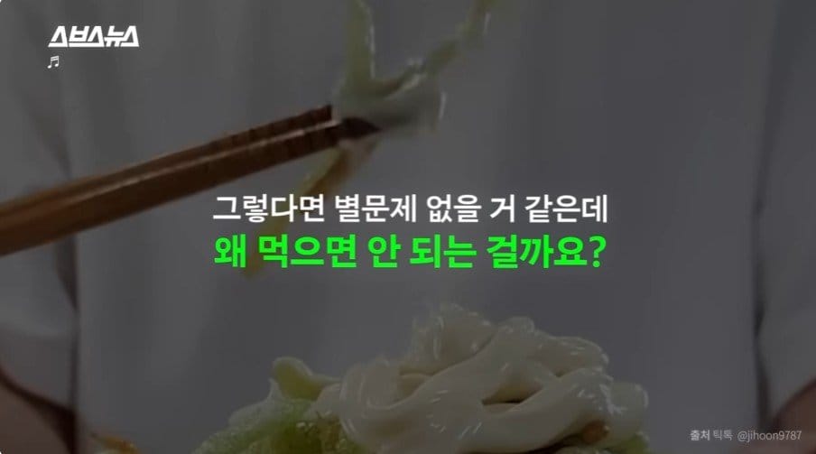 뉴스] 최근 유행이라는 녹말 이쑤시개 튀김을 걱정하는 업체….jpg