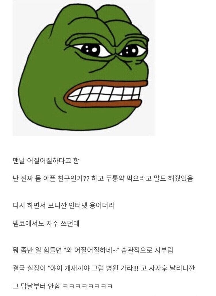 인터넷 유행어 직장에서 쓰면 안되는 이유 ㄷㄷ