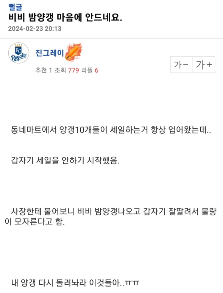 비비 밤양갱 마음에 안드는 이유.jpg