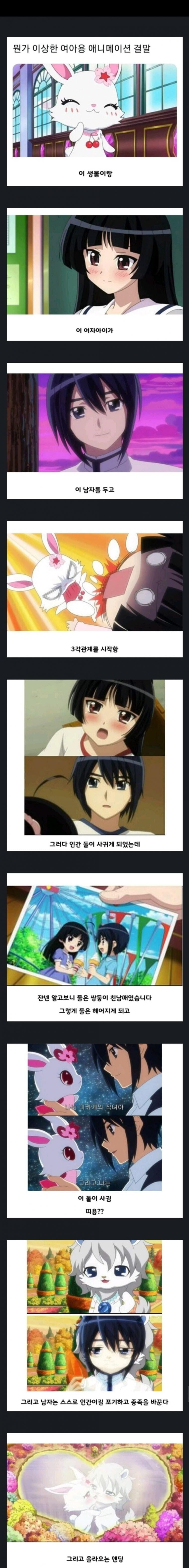 흔한 여아용 애니의 결말