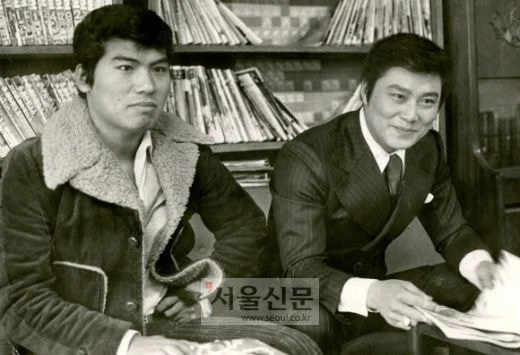 당시 남진과 나훈아의 이미지 차이를 알 수 있는 투샷