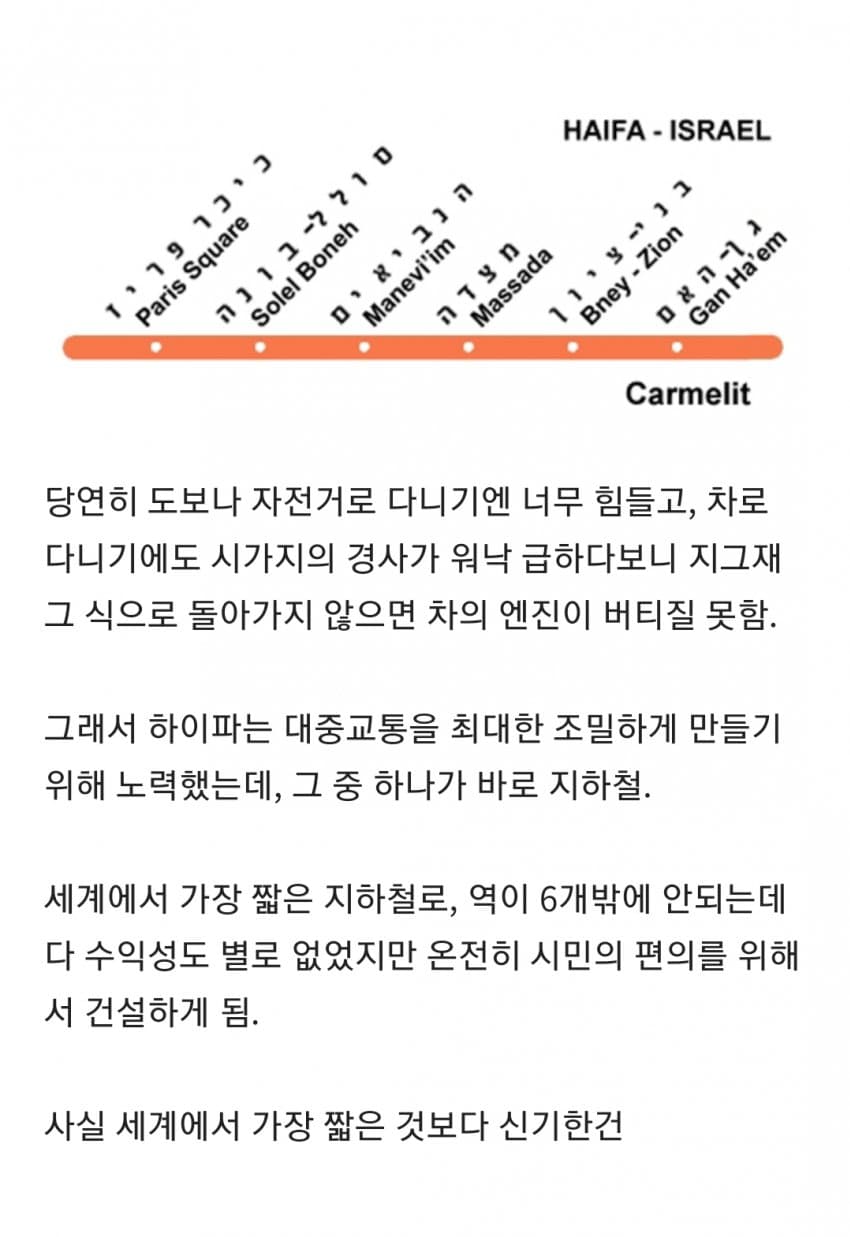 이스라엘의 신기한 지하철.jpg