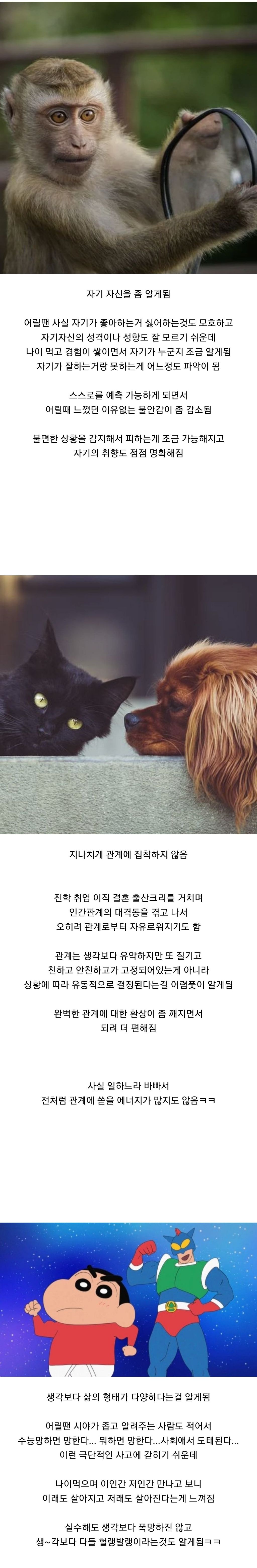 나이 먹으면서 마음이 안정된 사람 특징